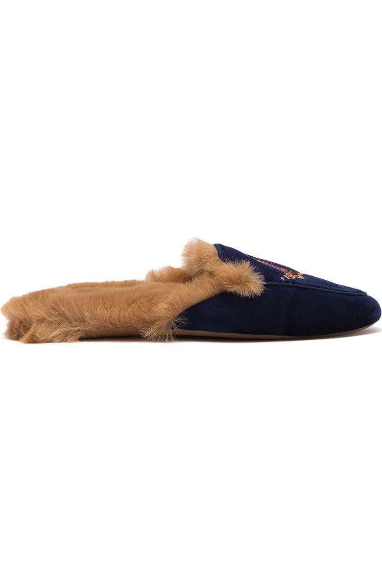 Joules Ferndale Premium Loafer Faux Fur Slipper, Alternate, color,
