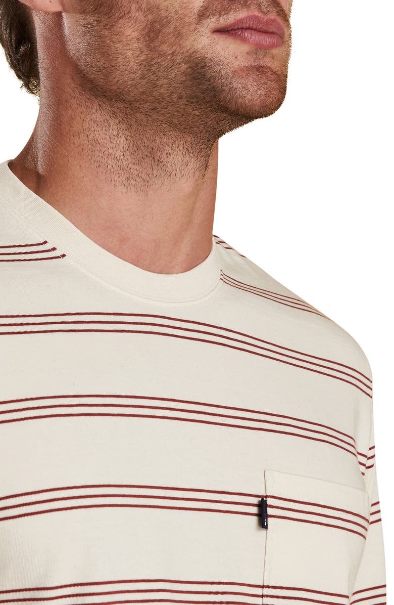 Barbour Manta Long Sleeve Pocket Piqué T-Shirt, Main, color,