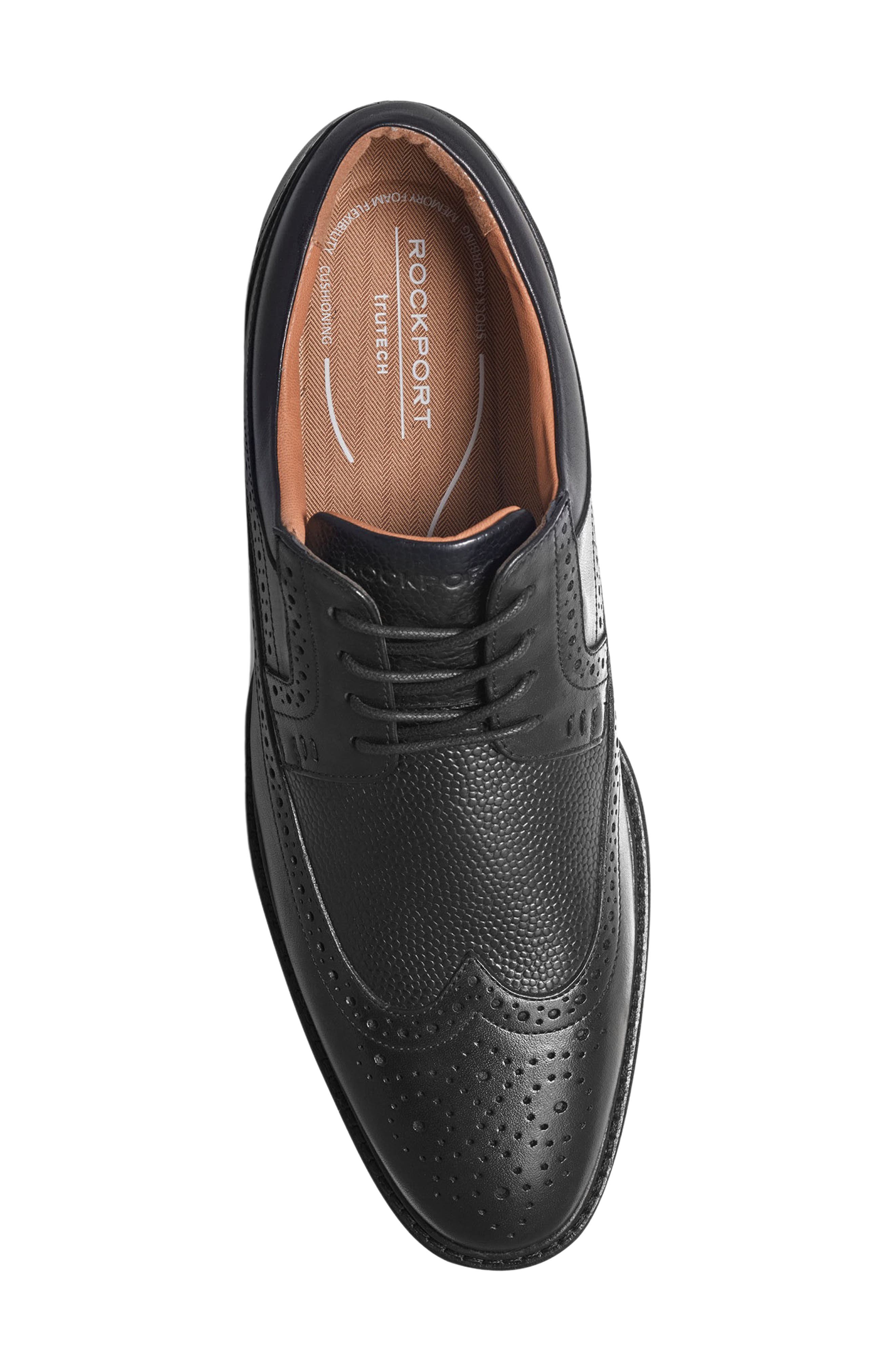 Rockport Fallo Wingtip Derby, Alternate, color, Black