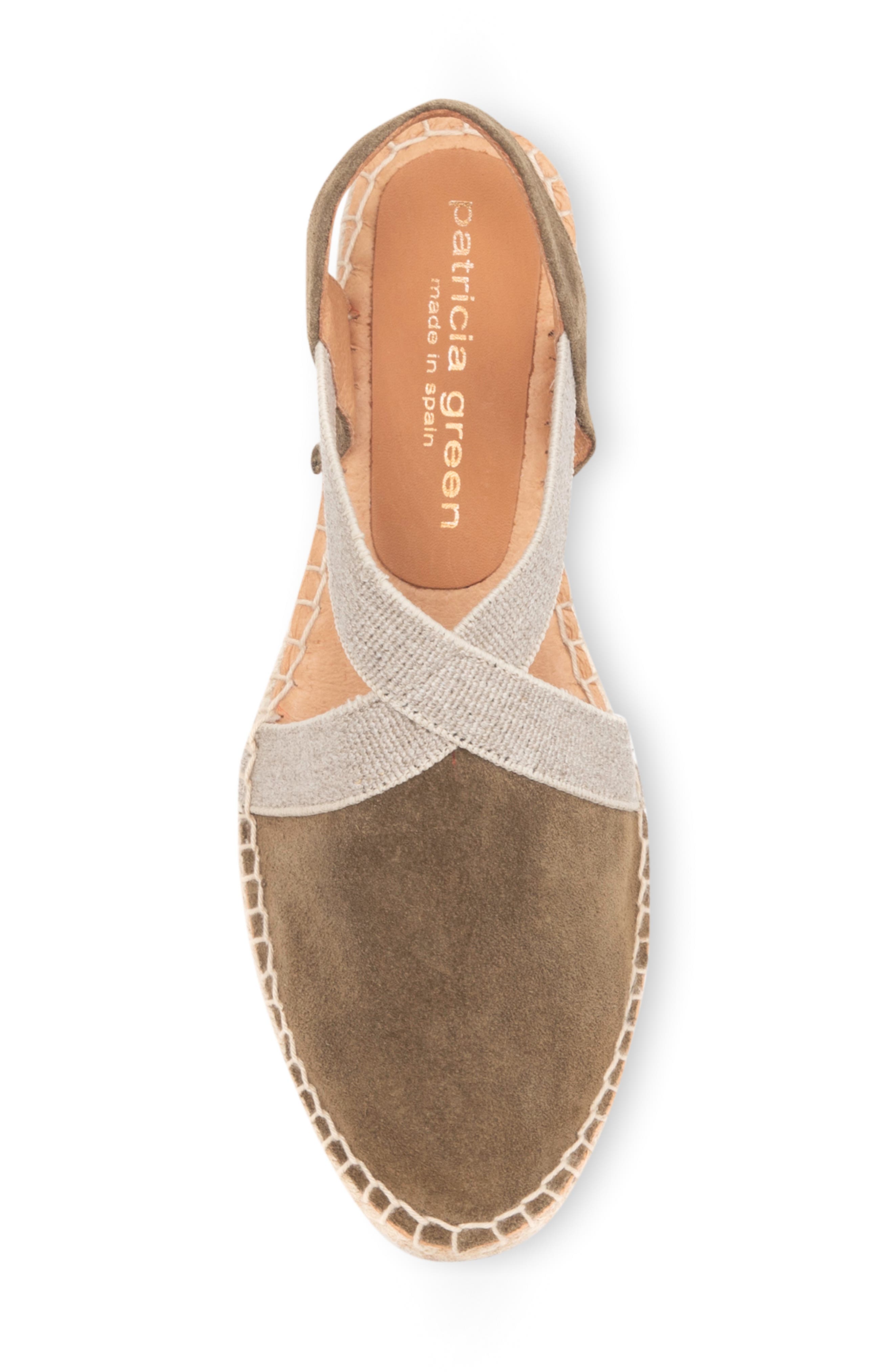 Grace Espadrille Wedge, Alternate, color, OLIVE