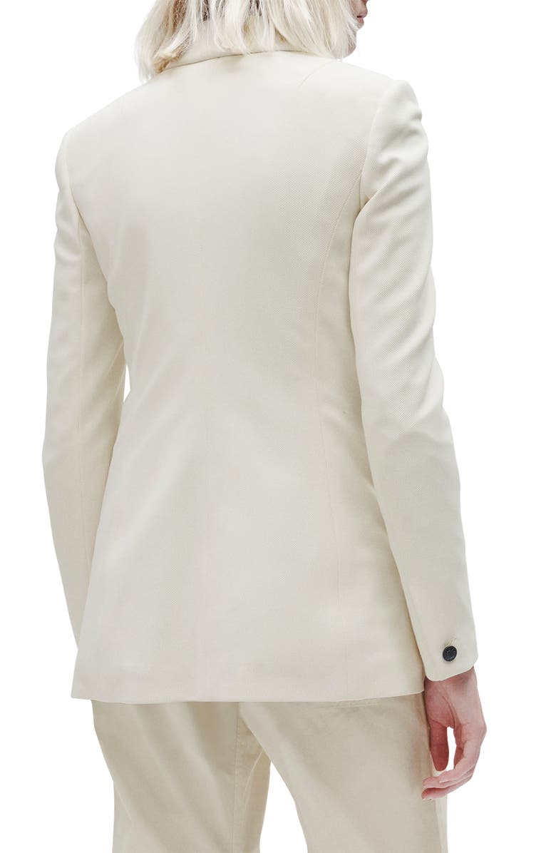rag & bone Cadence Italian Tweed Blazer, Alternate, color, Ivory