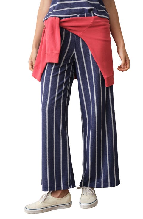 Beach Stripe Terry Cloth Pants