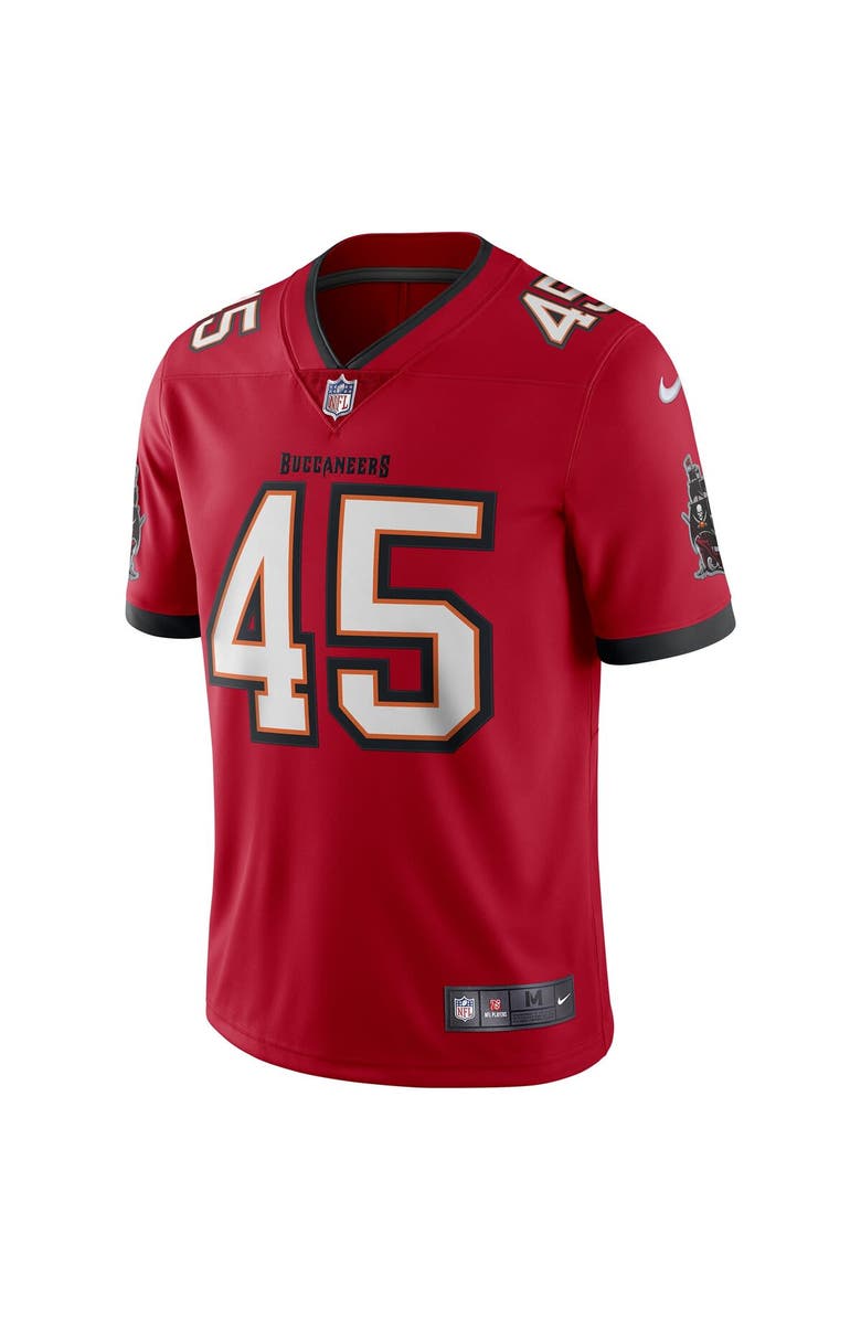 Nike Men's Nike Devin White Red Tampa Bay Buccaneers Vapor Limited Jersey, Alternate, color,