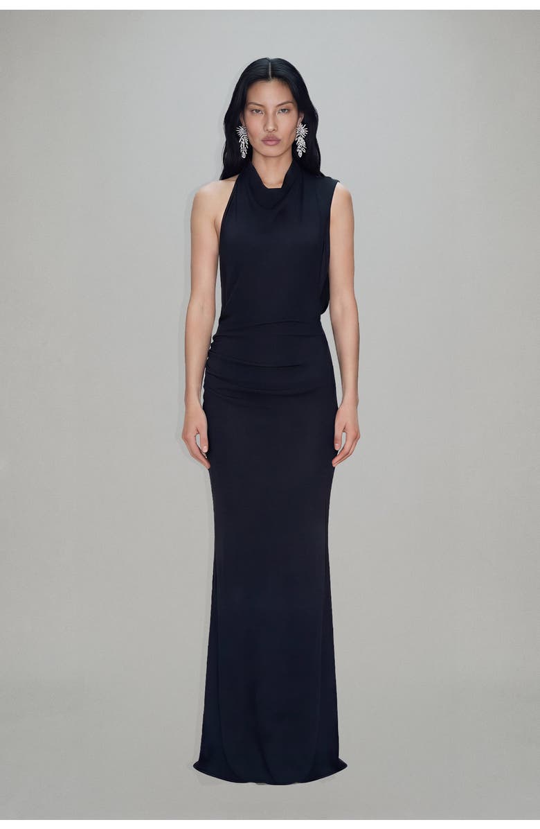 Atoir Flora Gown, Main, color, Black