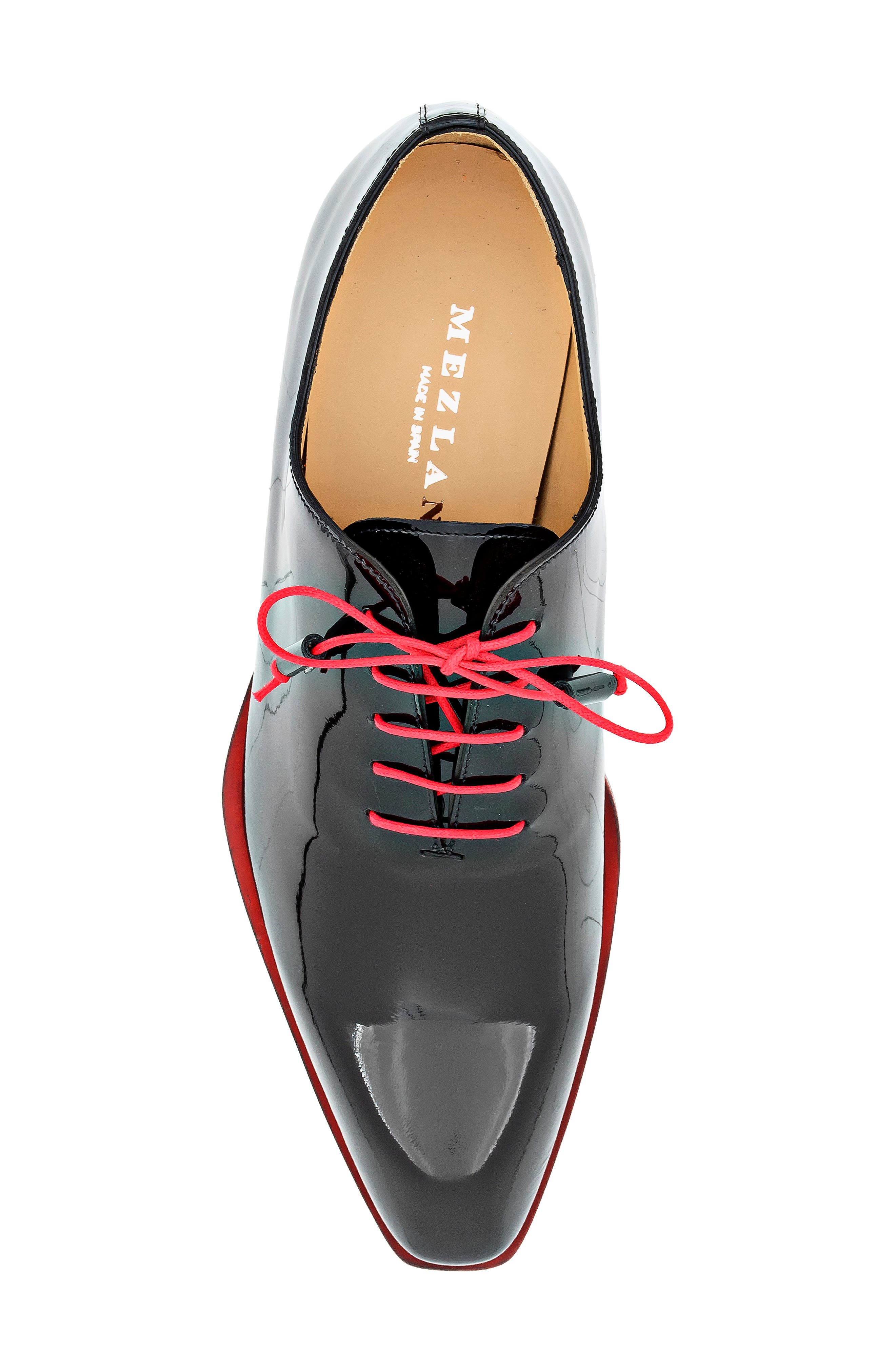 Mezlan Dietro Patent Leather Oxford, Alternate, color, 