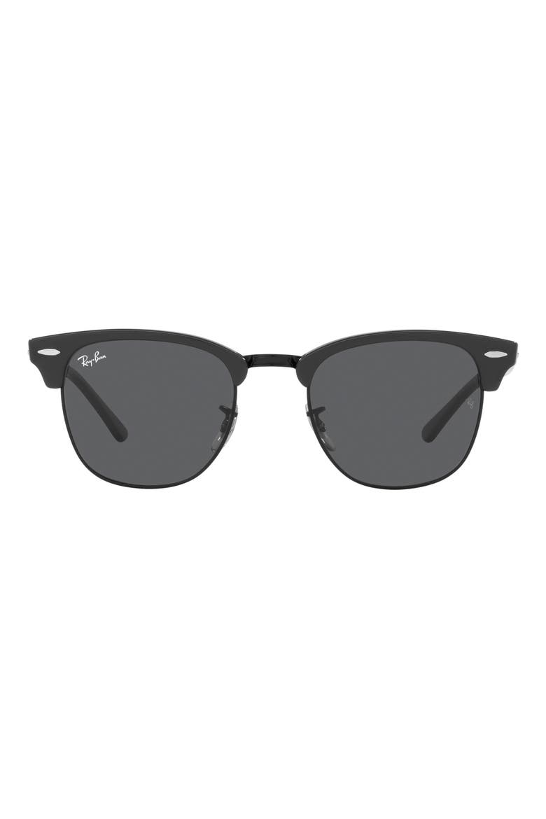 Clubmaster 51mm Square Sunglasses, Main, color, DARK GREY