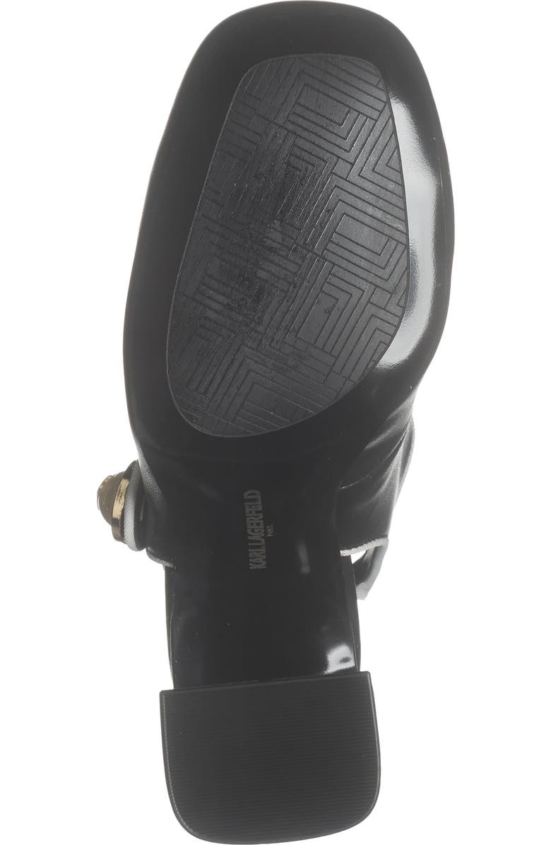 KARL LAGERFELD PARIS Piermont Slingblack Pump, Alternate, color, Black/ Bright White