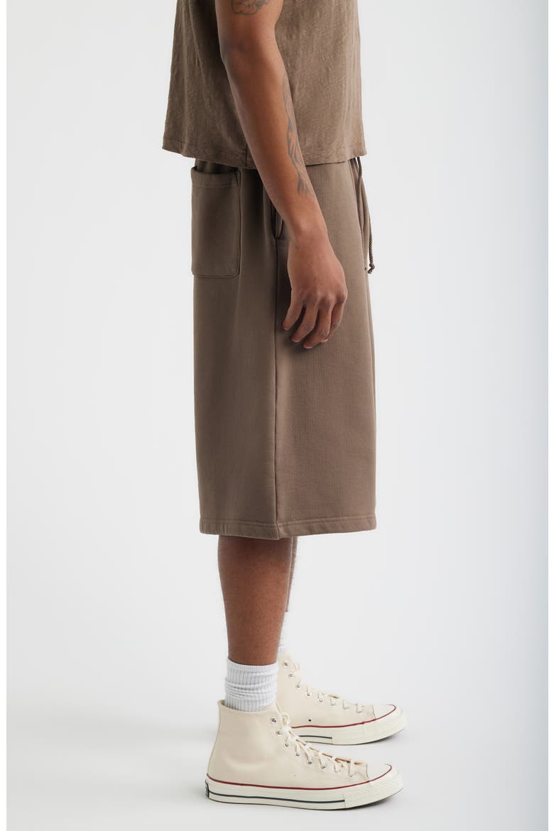 Core Big Sweatshorts, Alternate, color, VINTAGE BROWN