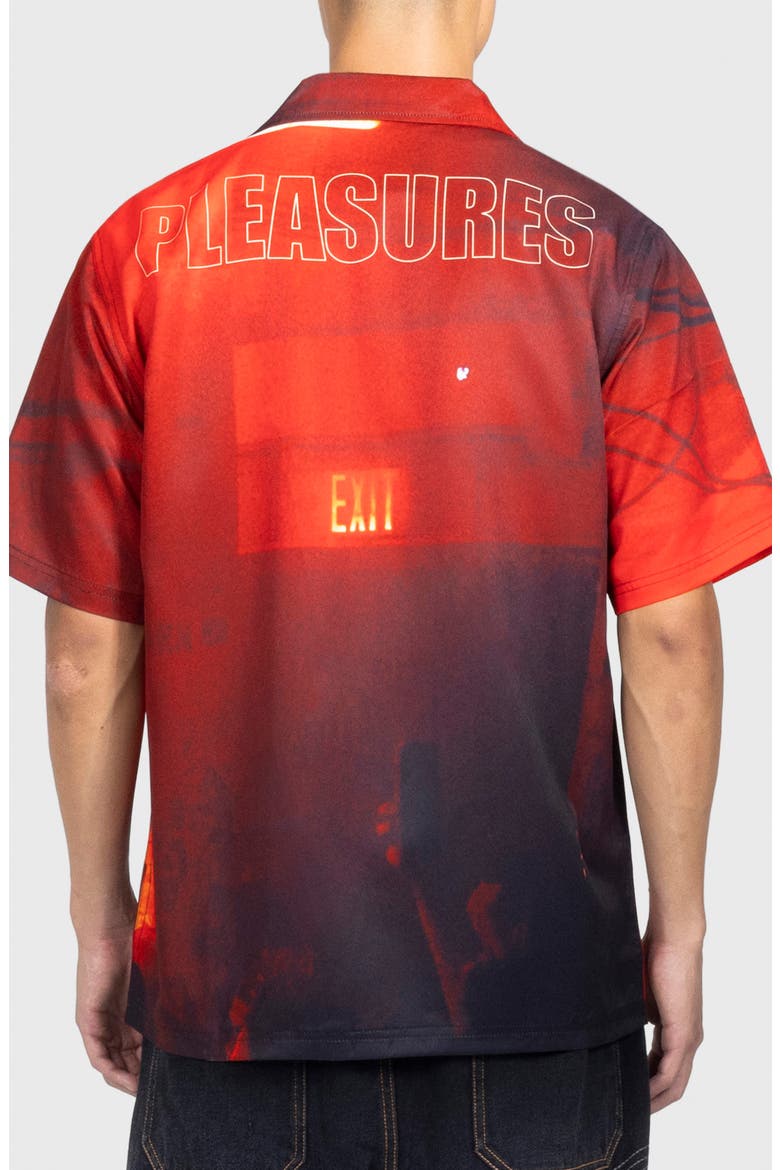 x Boiler Room Oversize Camp Shirt, Alternate, color, RED