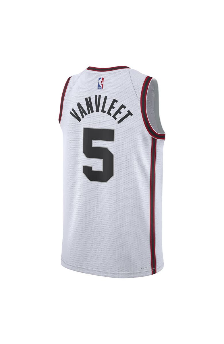 Nike Unisex Nike Fred VanVleet White Houston Rockets 2024/25 Swingman Player Jersey - City Edition, Alternate, color, 