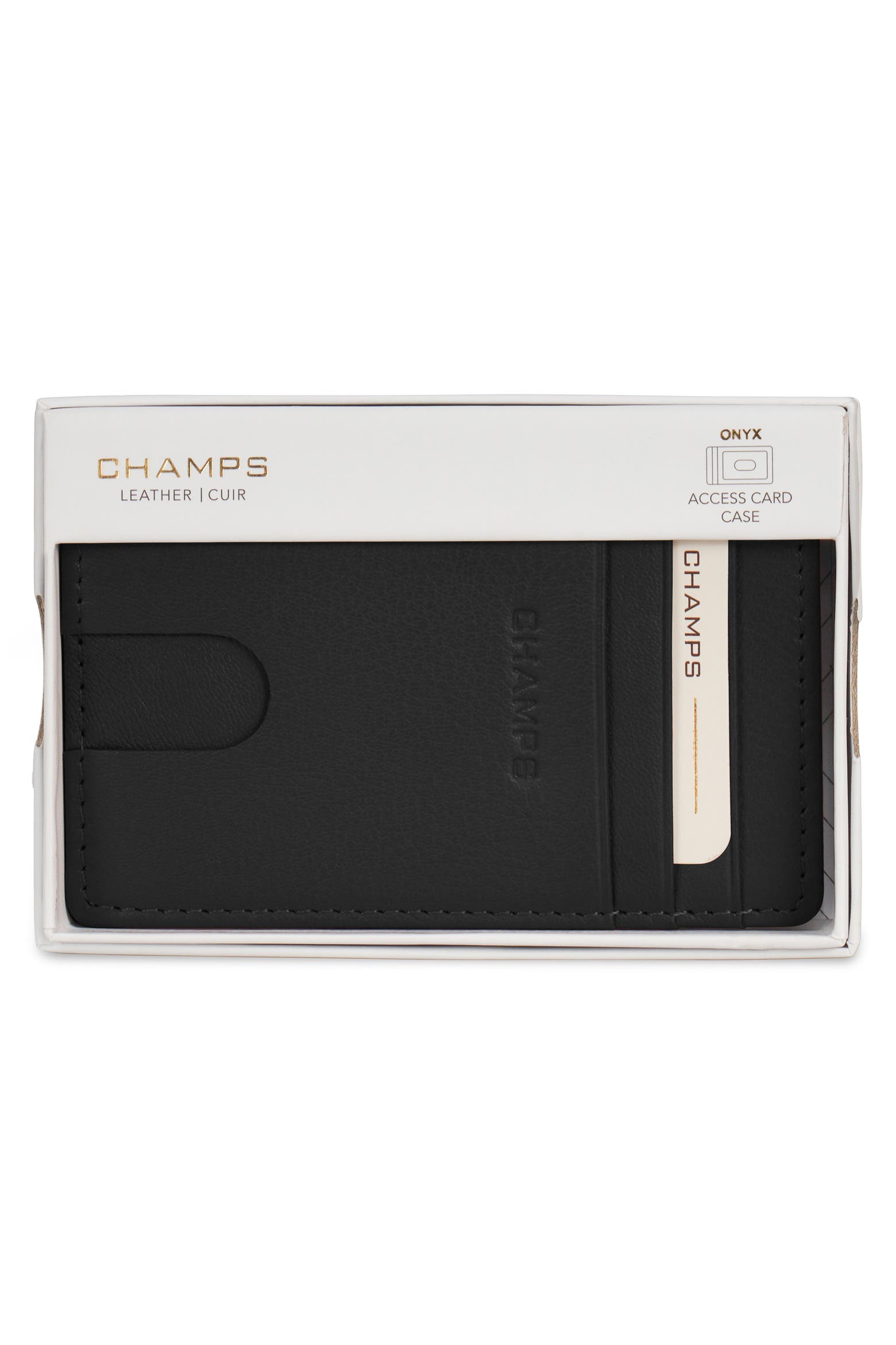 add an access code for a recipient Images High Quality... CHAMPS Leather Access RFID Card Case | Nordstromrack