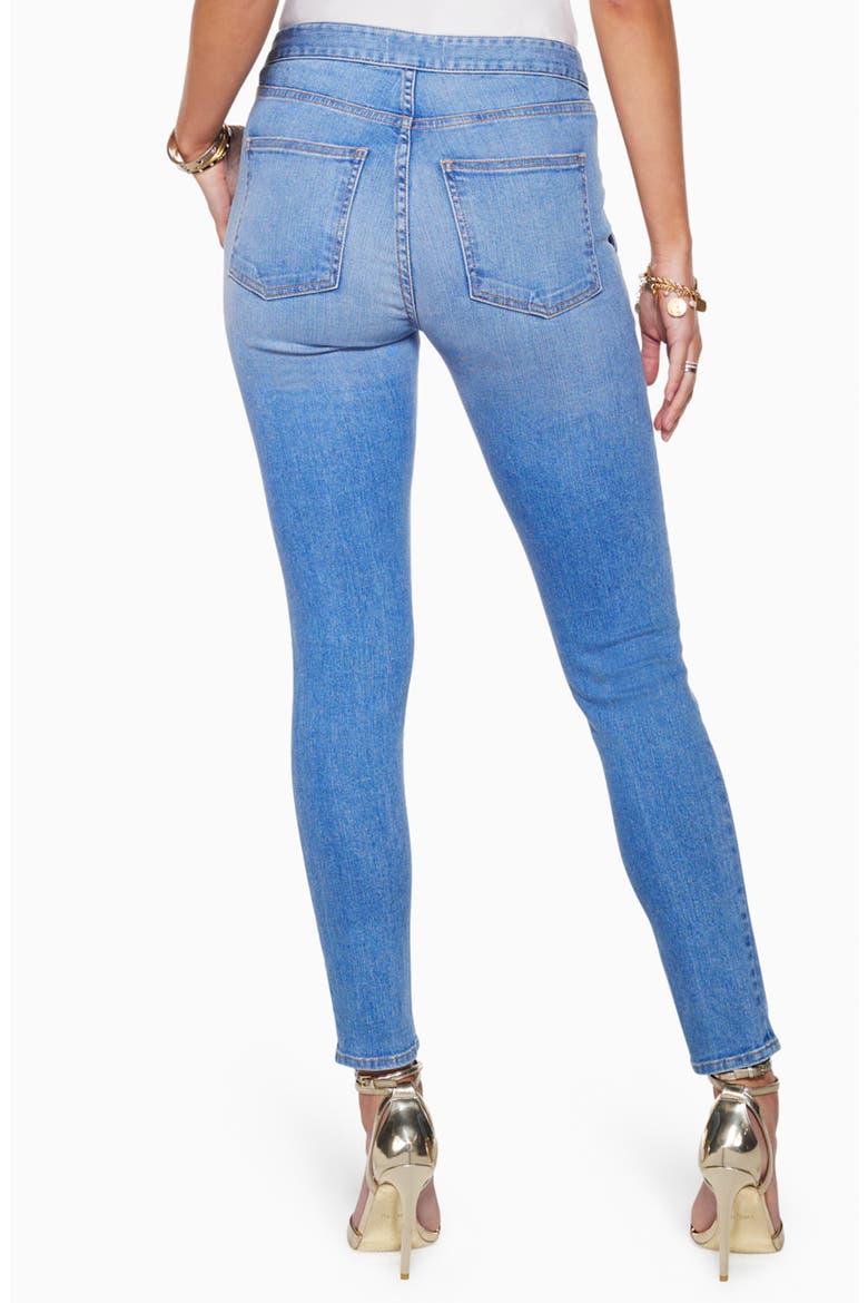 Helena Button Detail Ankle Skinny Jeans, Alternate, color, LIGHT WASH