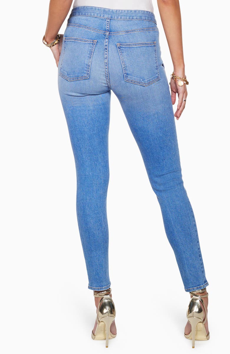 Ramy Brook Helena Button Detail Ankle Skinny Jeans, Alternate, color, 