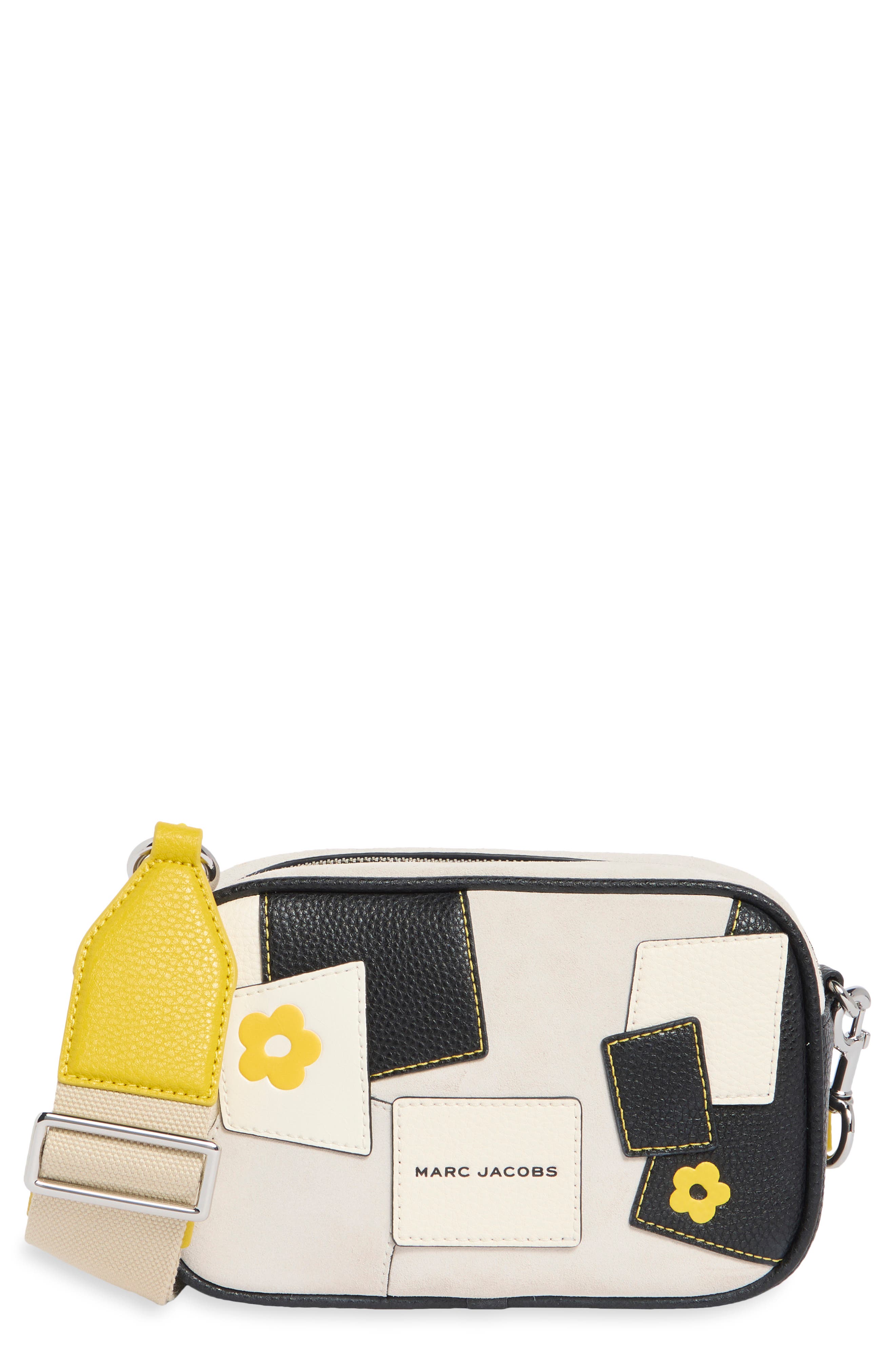 Bold Flash Patchwork Leather Camera Bag