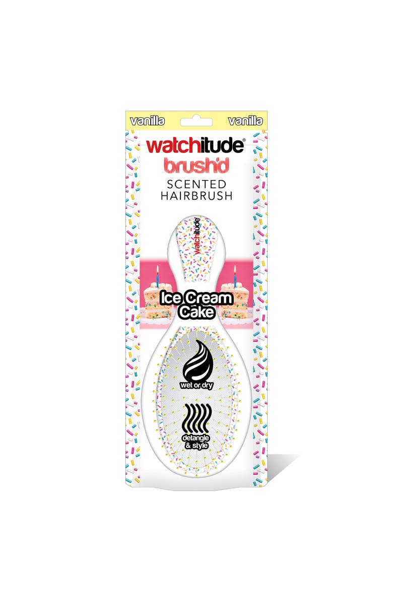 watchitude Scented Hair Brush Ice Cream Cake, Main, color, Multicolored