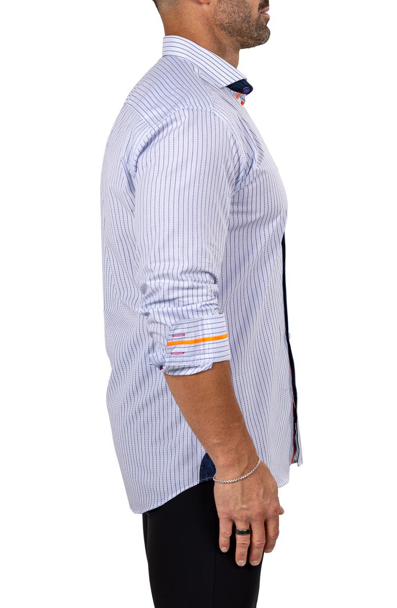 Maceoo Eins Marthy Contemporary Fit Cotton Button-Up Shirt, Alternate, color, 