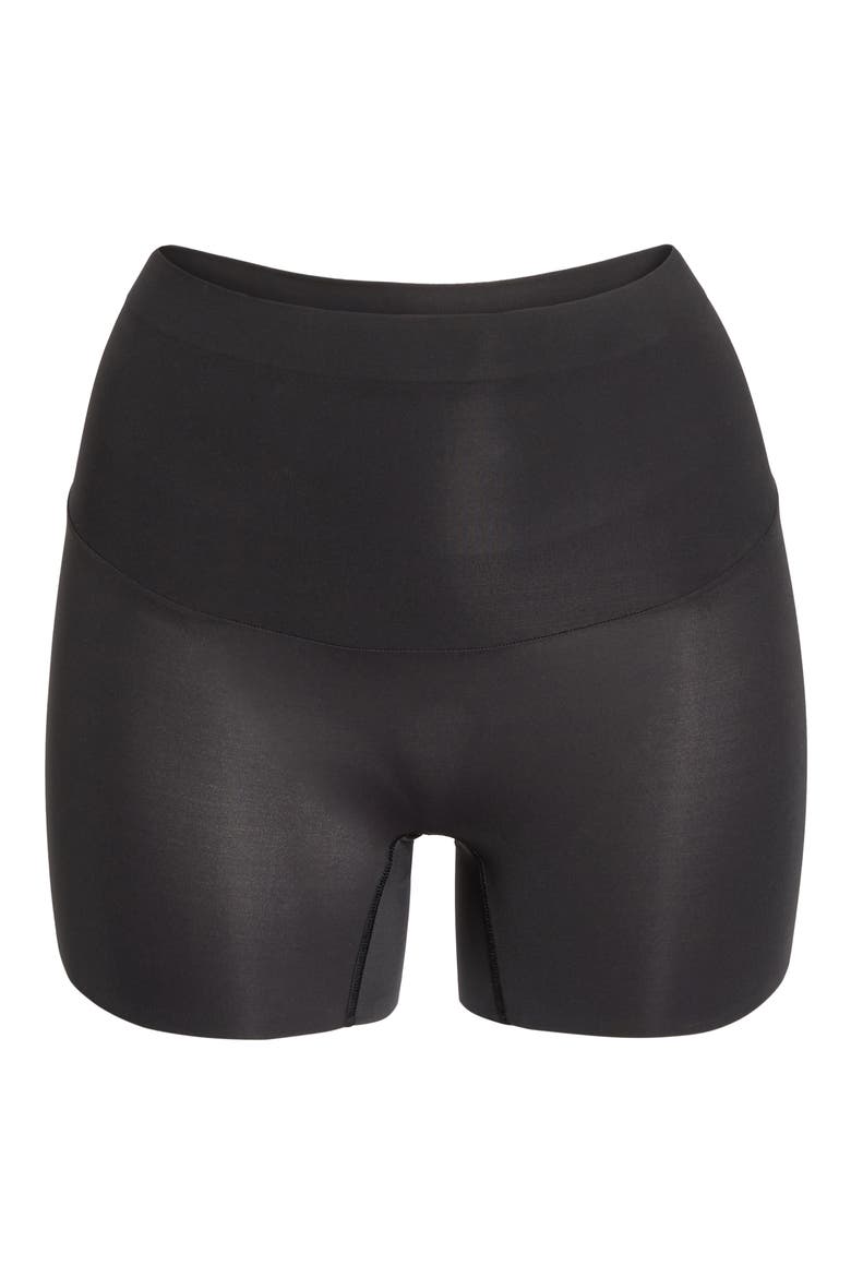 Shape My Day Girl Shorts, Alternate, color, BLACK