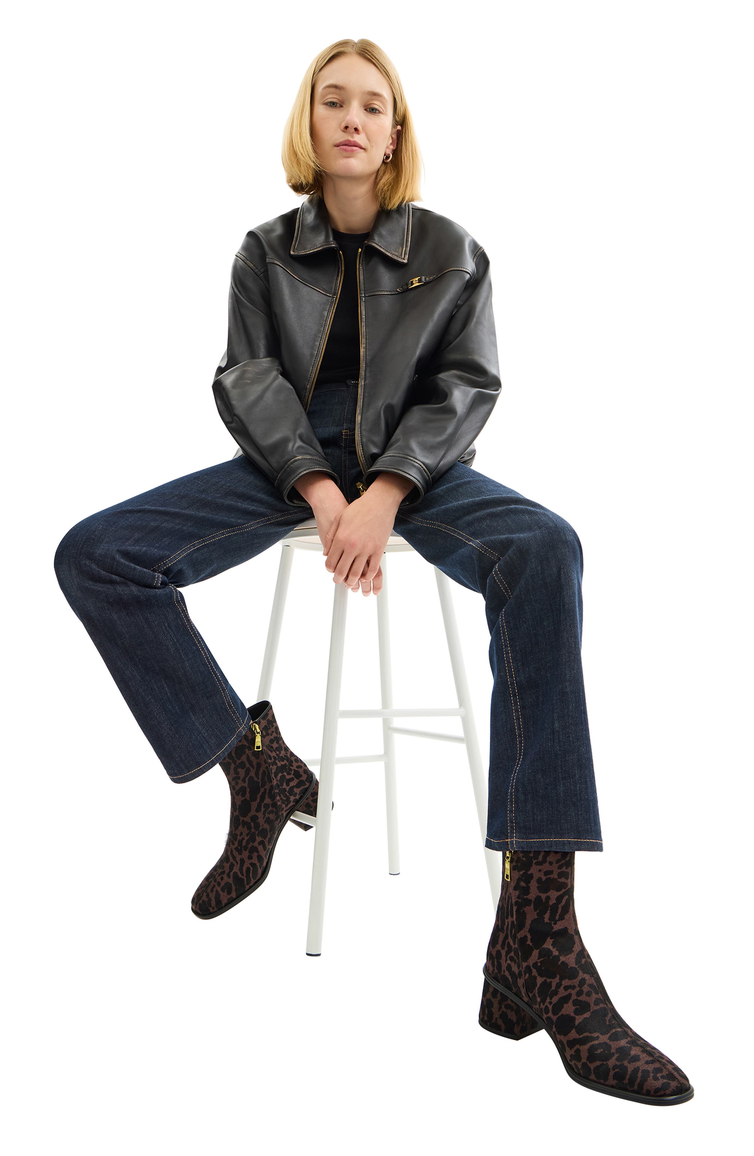 COACH Gigi Genuine Calf Hair Bootie, Alternate, color, 