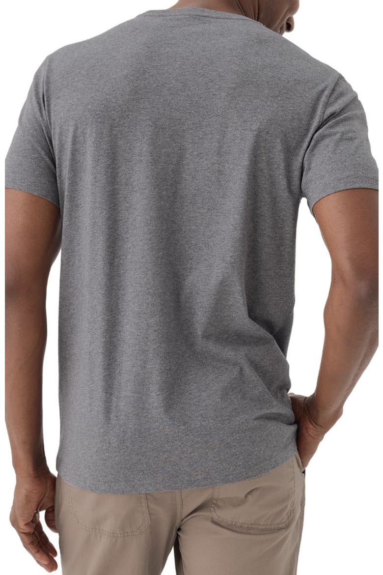 Organic Cotton Softspun Crew Neck Tee, Alternate, color, Medium Grey Heather