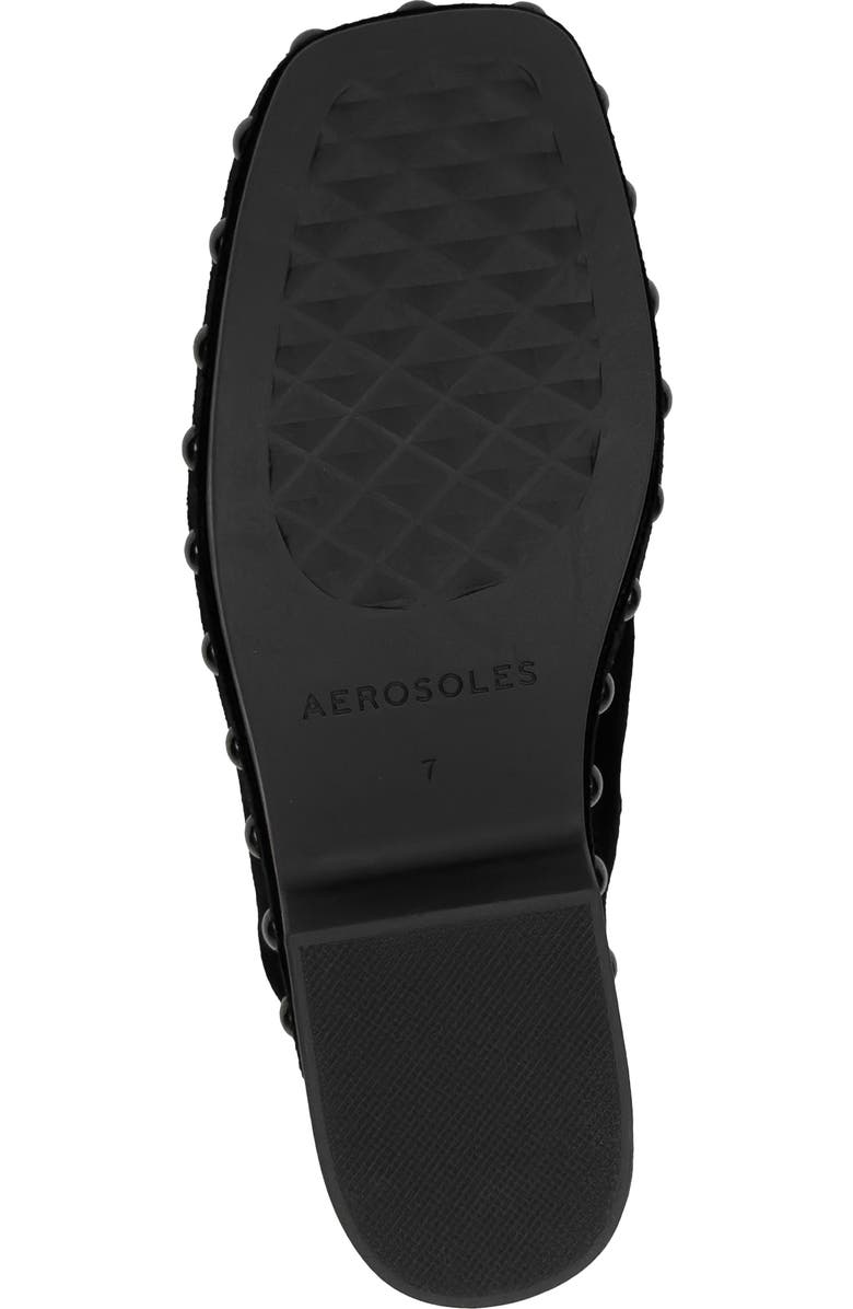 Aerosoles Cheryl Stud Clog, Alternate, color, Black Suede With Studs