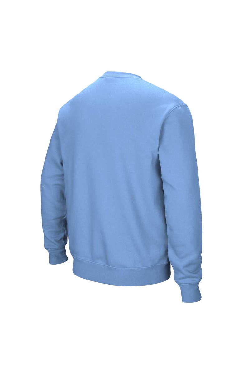 COLOSSEUM Men's Colosseum Light Blue Citadel Bulldogs Arch & Logo Pullover Sweatshirt, Alternate, color, Light Blue