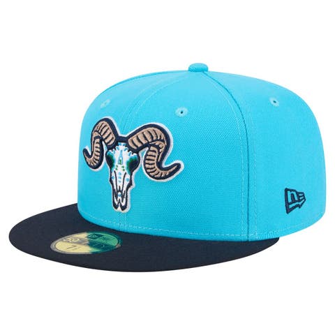 Men's New Era Light Blue/Navy Hartford Yard Goats Copa de la Diversión 59FIFTY Fitted Hat