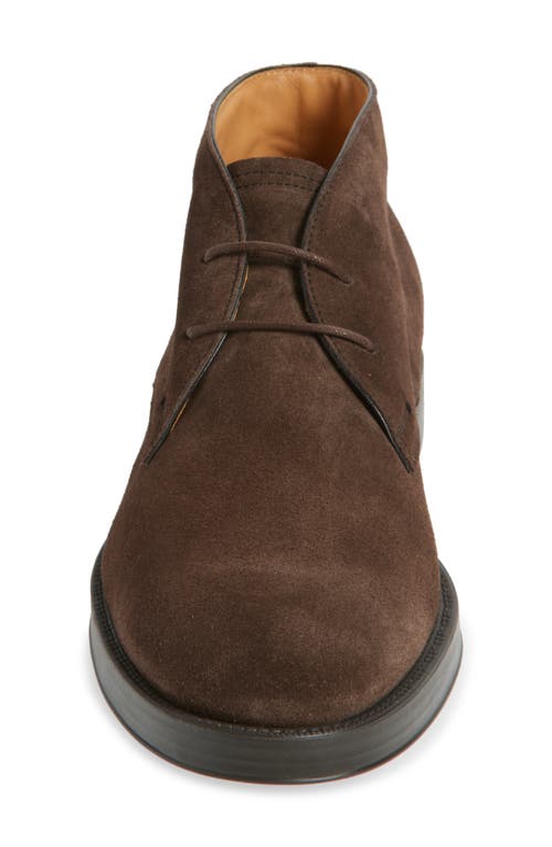 Tod's Polacco Gomma Chukka Boot In Brown