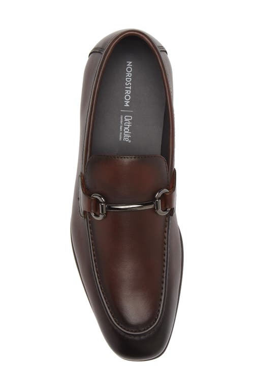 Nordstrom Carlson Bit Loafer In Brown Mahogany