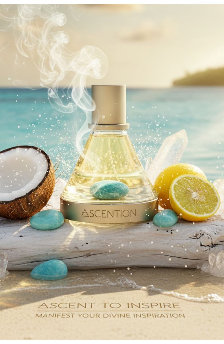 ASCENTION Parfums Ascent to Inspire Imbued in Amazonite | Eau de Parfum Elixir, Alternate, color, NO COLOR