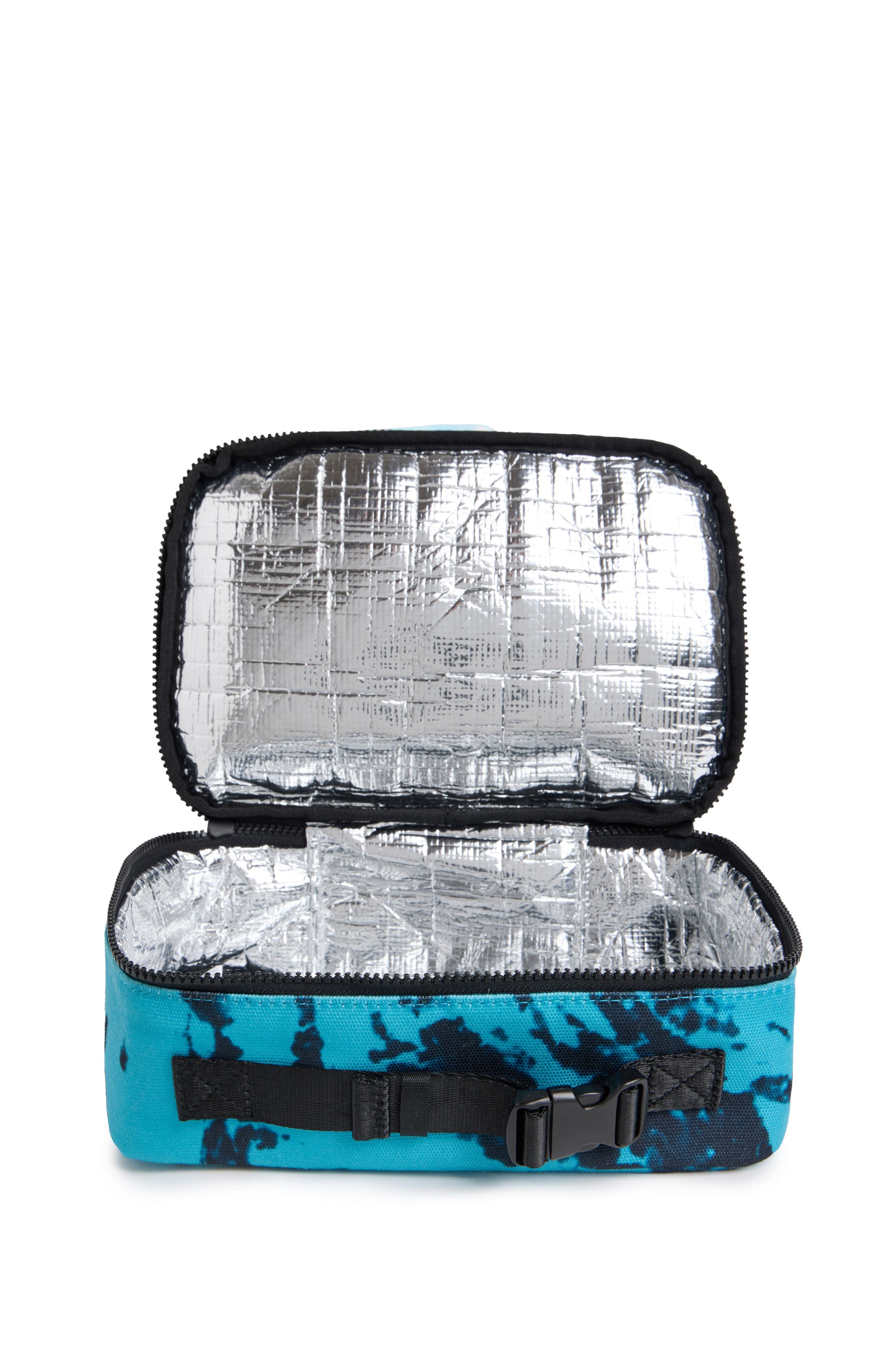 Little Chicken Kids' Patched Lunchbox, Alternate, color, Blue Green Tie-Dye