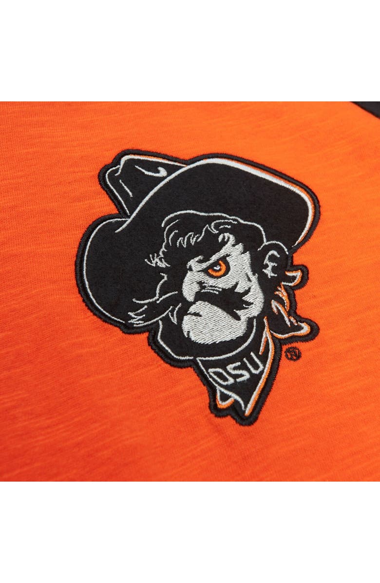 Mitchell & Ness Men's Mitchell & Ness Orange Oklahoma State Cowboys Legendary Slub Raglan Long Sleeve T-Shirt, Alternate, color, Orange