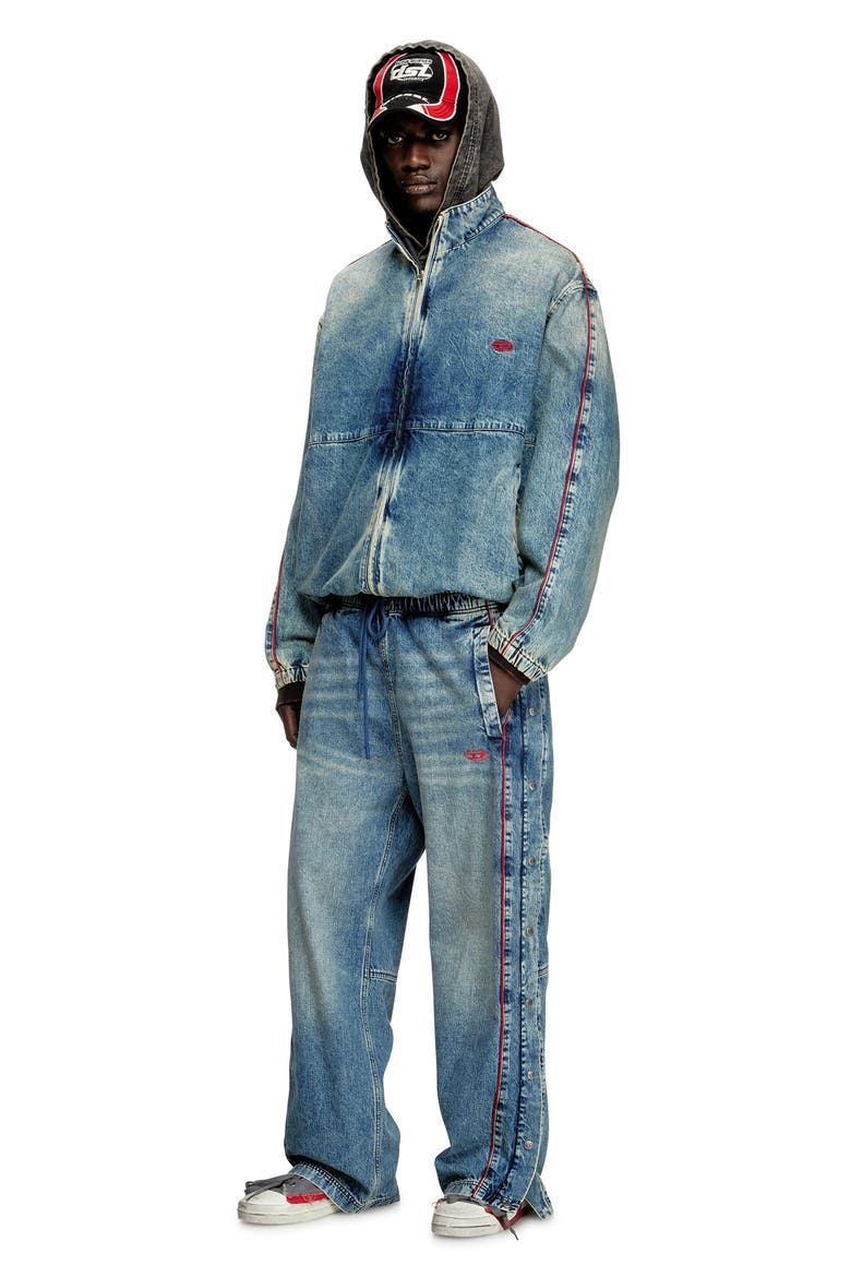 DIESEL® D-Axfor-S Side Snap Jeans (Men) | Nordstrom