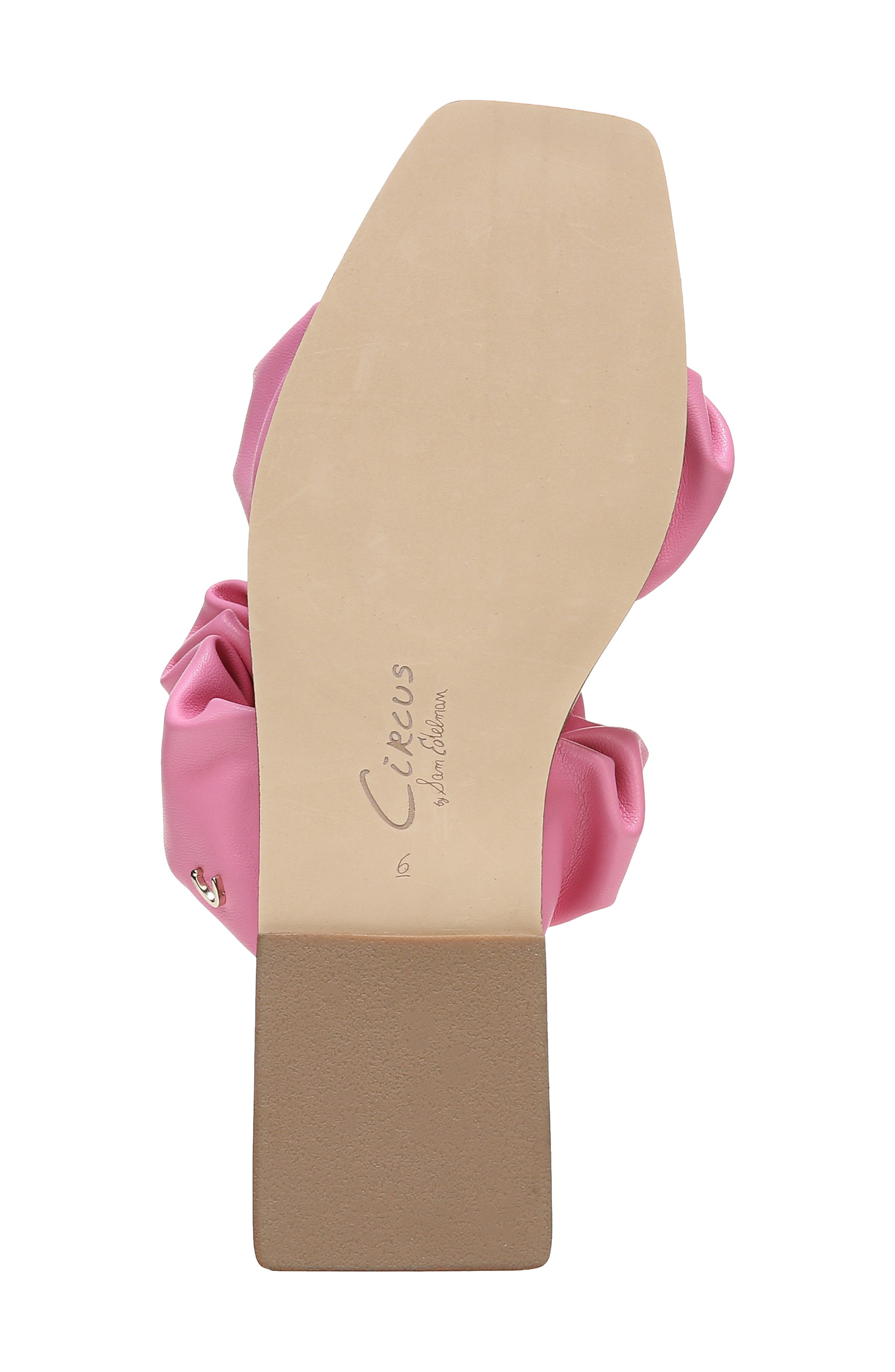 Circus by Sam Edelman Iggy Slide Sandal, Alternate, color, PINK CONFETTI NAPPA LEATHER