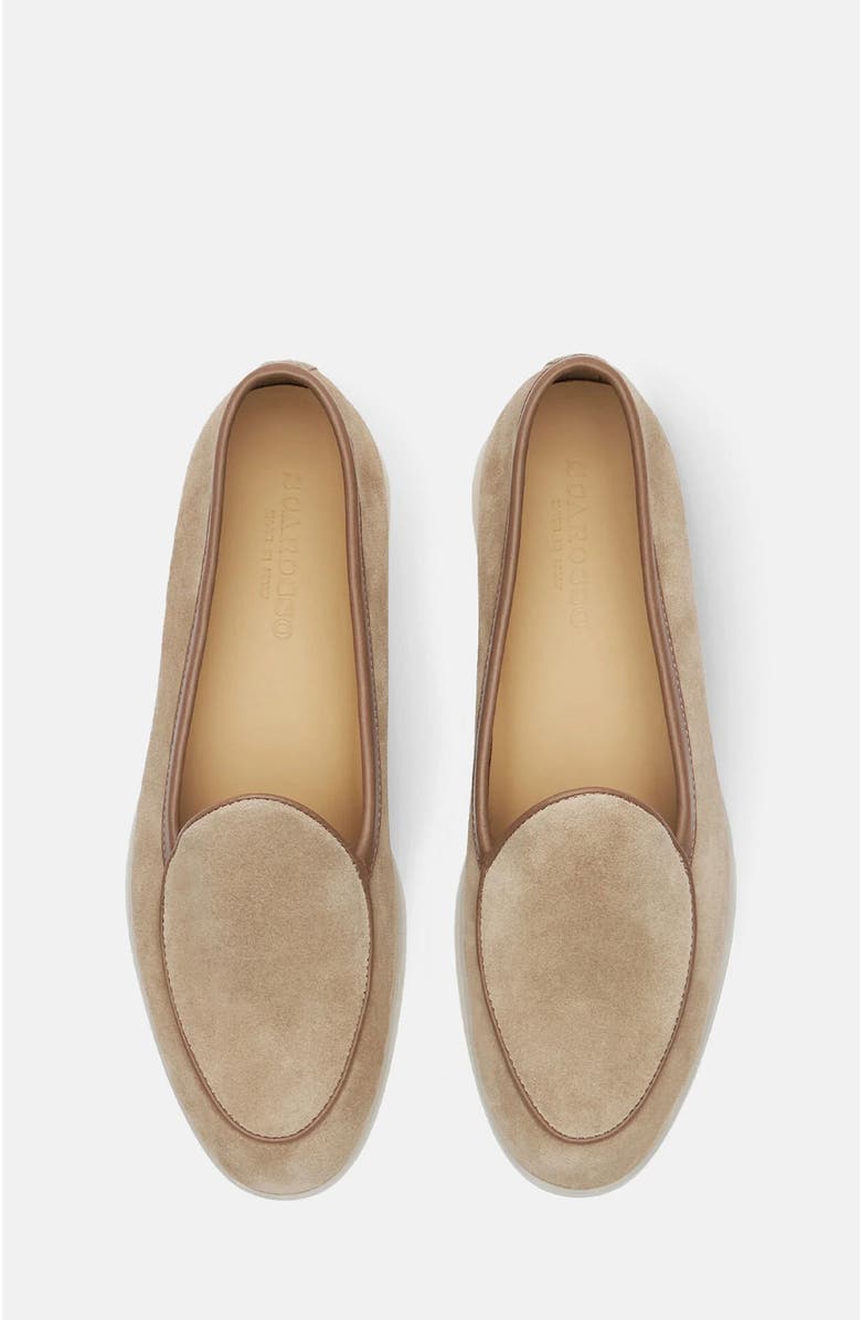 SCAROSSO Livio Loafers, Alternate, color, Oat - Suede