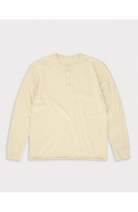 Bliss Cotton Long Sleeve Serafino T-shirt