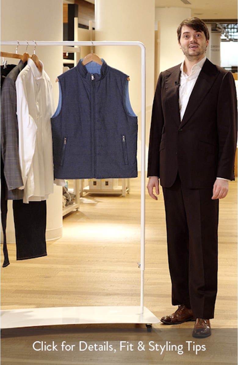 Reversible Quilted Vest, sales video thumbnail