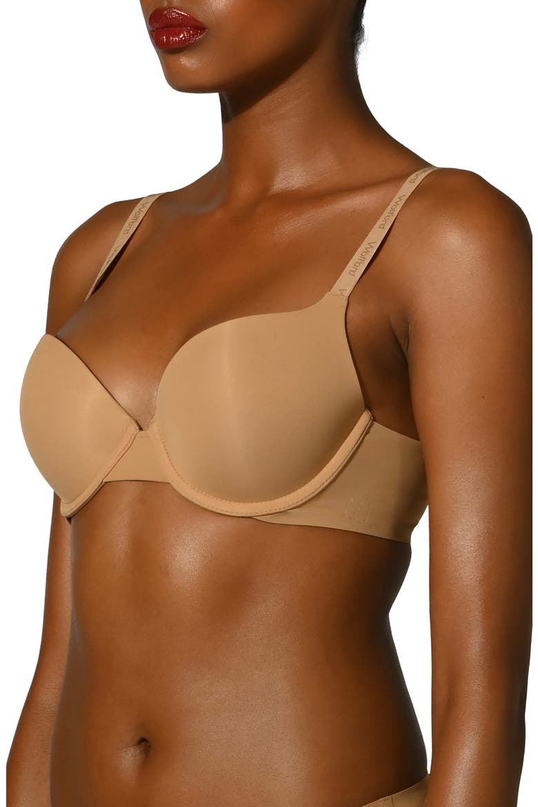 3W Underwire Push-Up Bra, Alternate, color, FAIRLY LIGHT