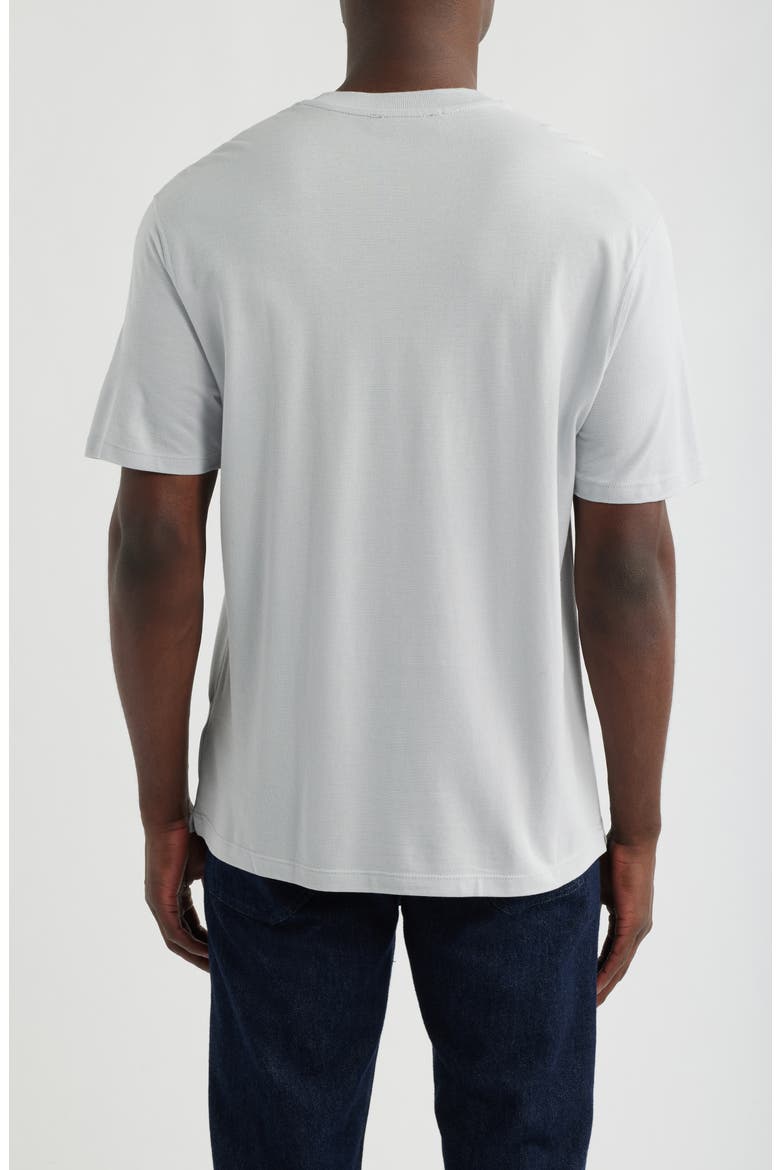 Cotton T-Shirt, Alternate, color, PEARL BLUE