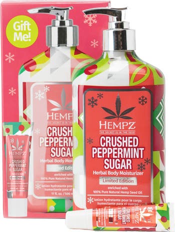 HEMPZ Crushed Peppermint Sugar Gift Set | Nordstromrack