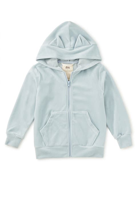 Cat Ears Velour Hoodie
