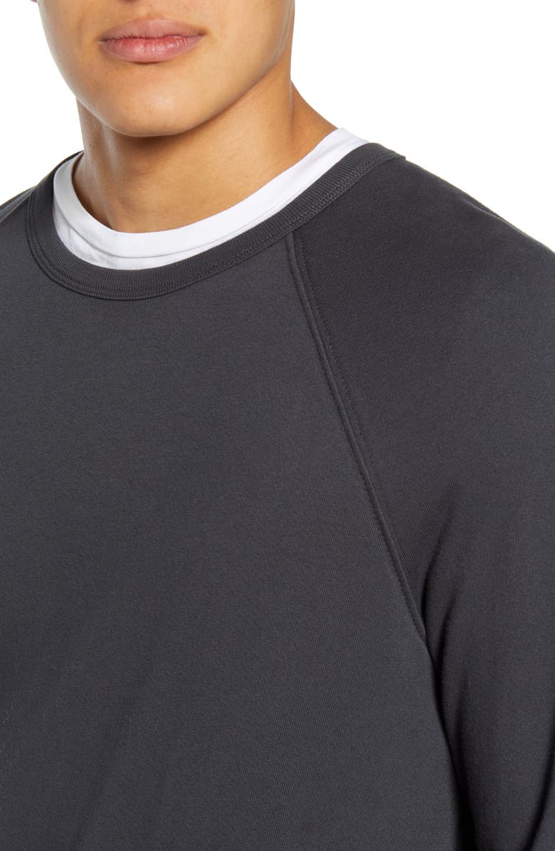 Vince Regular Fit Garment Dye Crewneck Sweatshirt, Alternate, color,