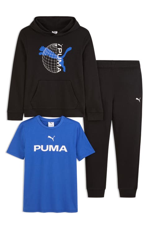 Kids' Graphic T-Shirt, Hoodie & Joggers Set (Big Kid)