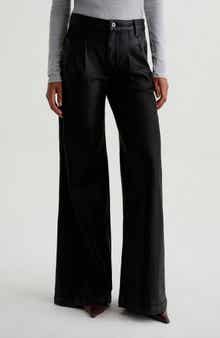 AG Dorine Coated High Waist Wide Leg Jeans