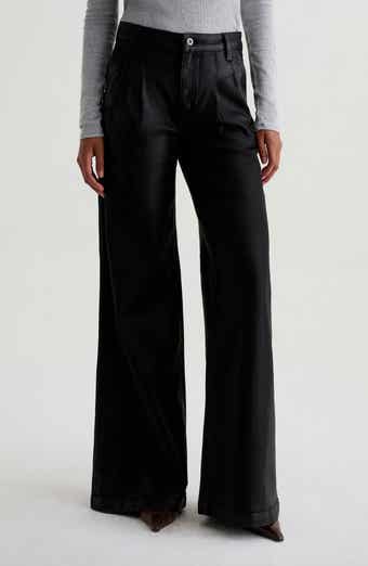 AG Dorine Coated High Waist Wide Leg Jeans