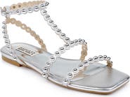 Badgley Mischka Collection Cami Embelished T-Strap Sandal