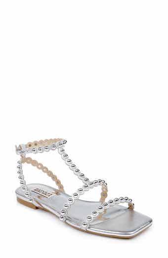 Badgley Mischka Collection Cami Embelished T-Strap Sandal