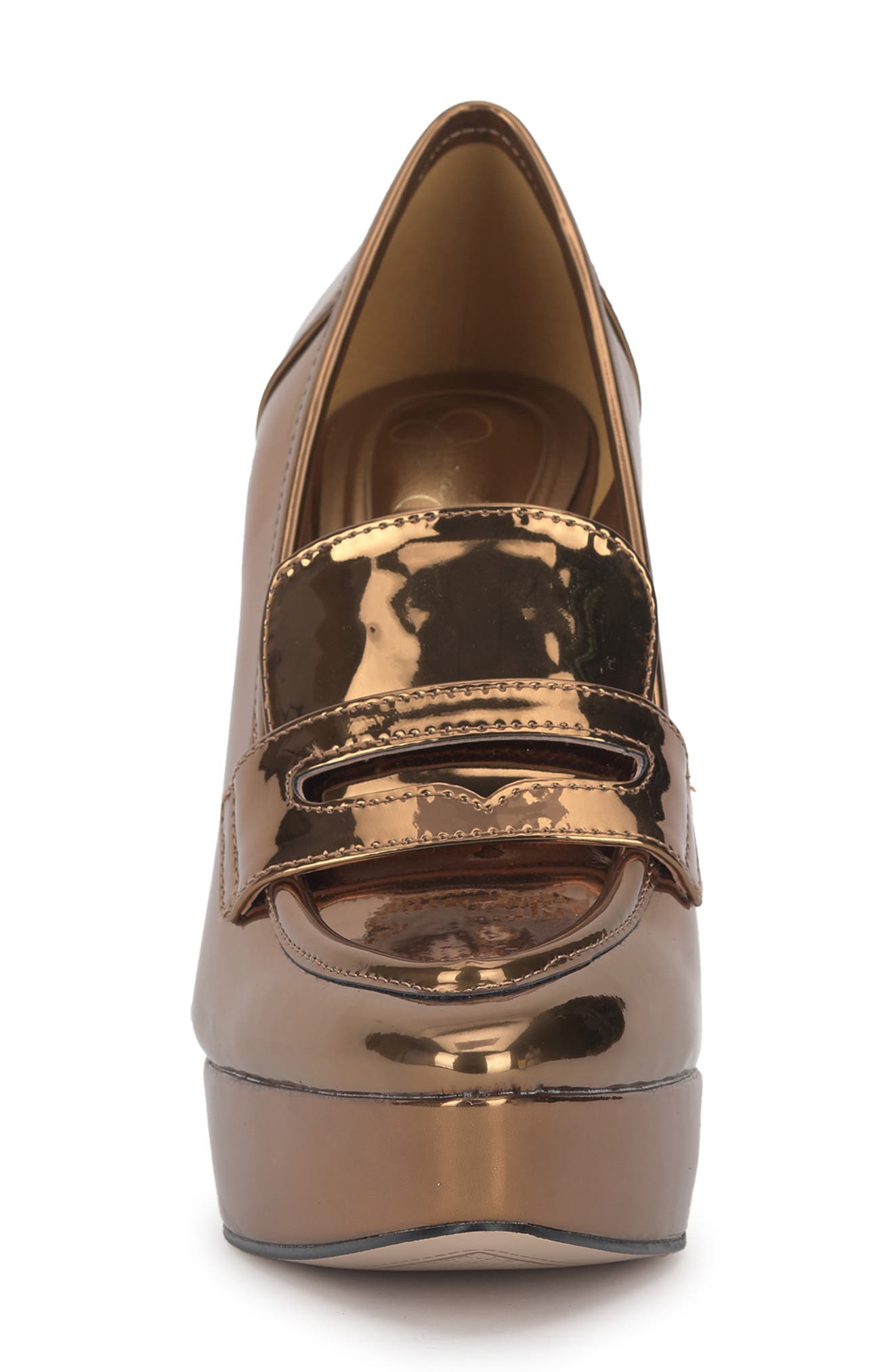 Nanelie Platform Pump, Alternate, color, BRONZE