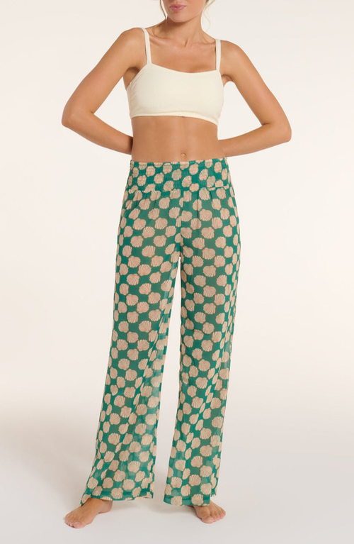 Hermoza Nora High-waisted Pants Cover-up In Multi