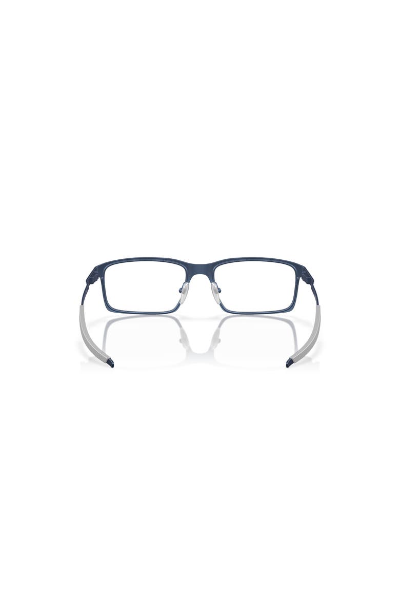 Oakley 54mm Rectangle optical glasses, Alternate, color, Blue