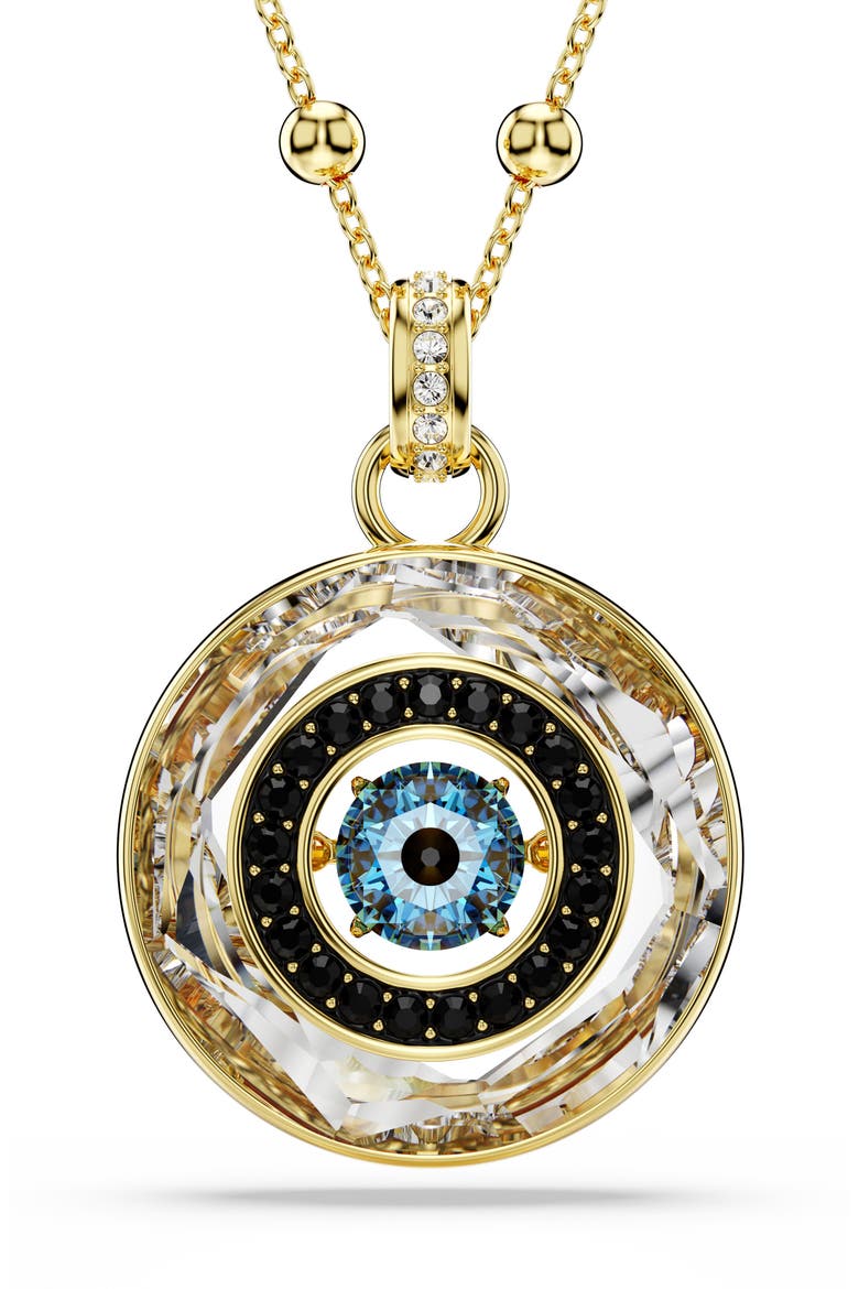 Symbolica Crystal Evil Eye Pendant Necklace, Main, color, MULTICOLORED